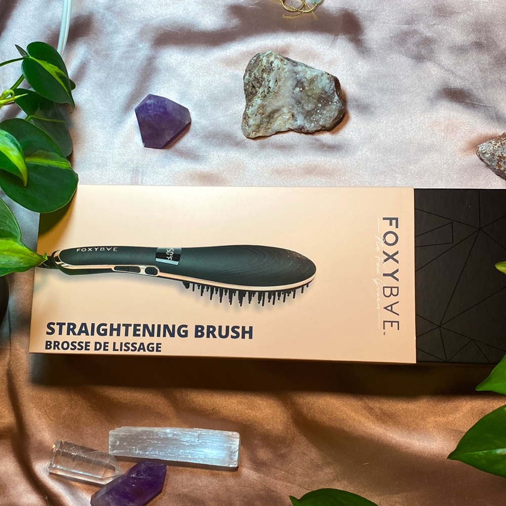 3/$135 FoxyBae Rose Gold Straightening Brush